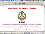 Roy (Doc) Savages Diaries